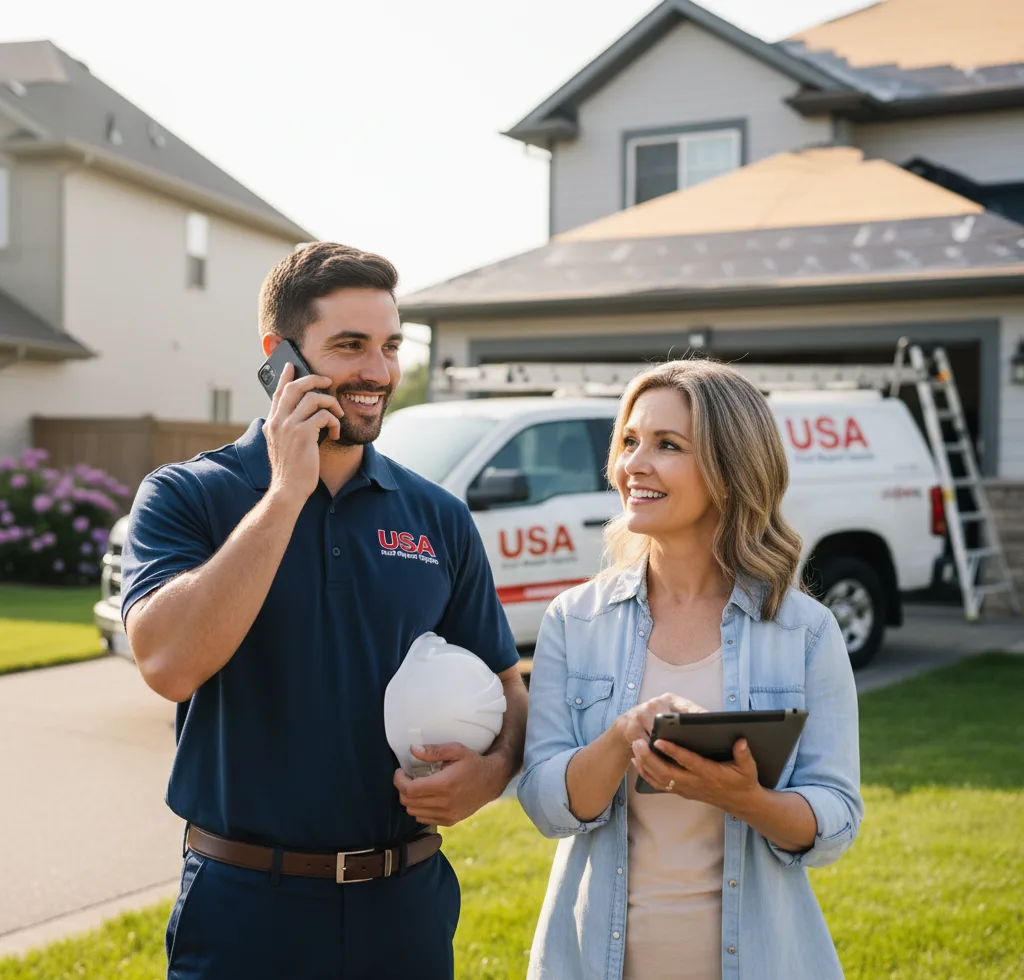 USA Roof Repair Experts customer support in Hamilton City